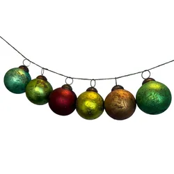 Dekorative Weihnachtskugeln 8cm, 3er Set - Edeldekoration aus Glas