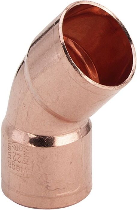Viega Bogen 100704 22 mm, 45Grad, Kupfer