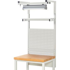 Rau System-Aufbau Komplettset 04, für Arbeitstisch/Werkbank mit Produktbreite 75cm