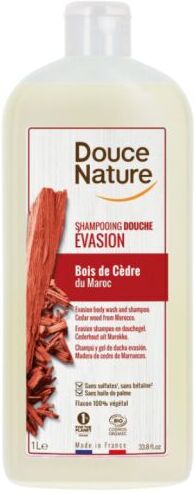 Douce Nature Relaxing Shampoo and Shower Gel with Sandalwood 1 L 1 L