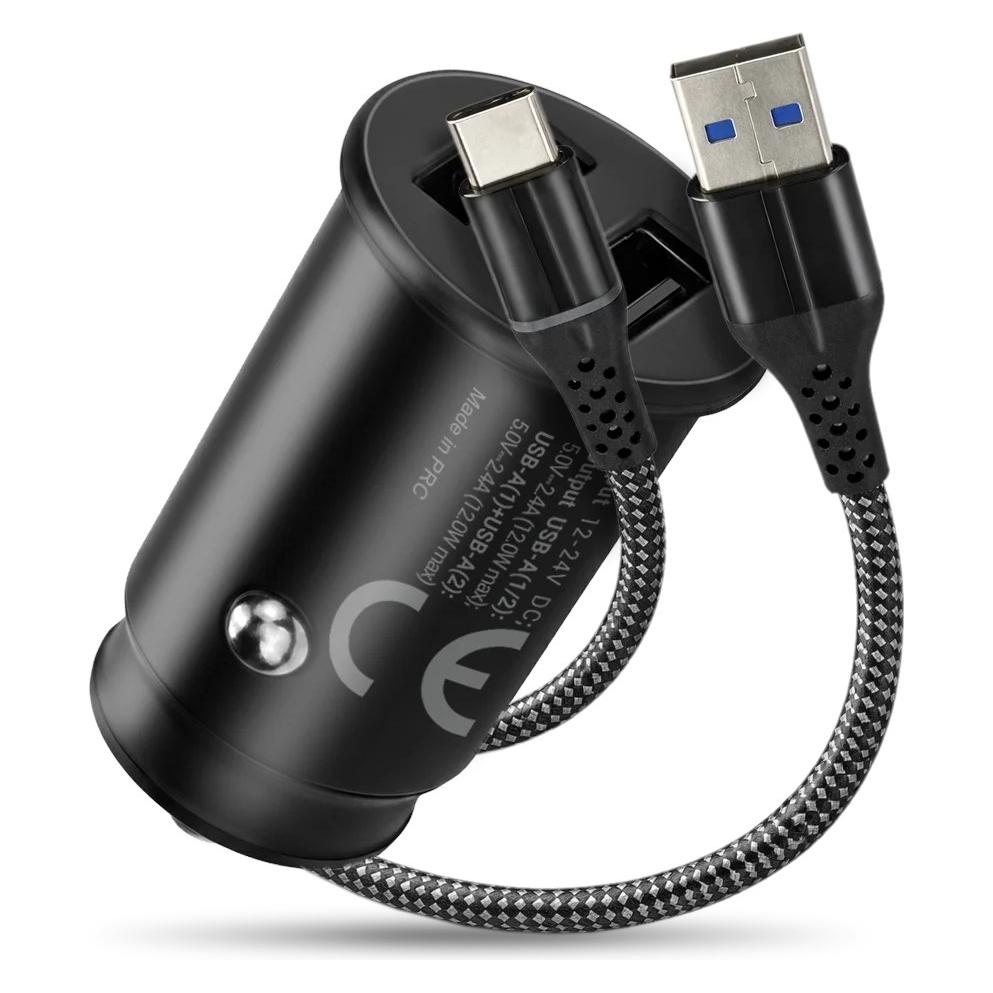 Everactive 12W 2xUSB CC-25C +USB-C Kabel (everActive)