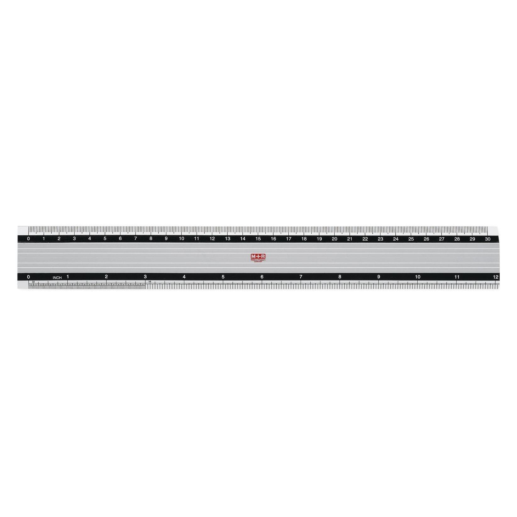 M+r Metall Lineal (30 cm, Aluminium) (718300000)