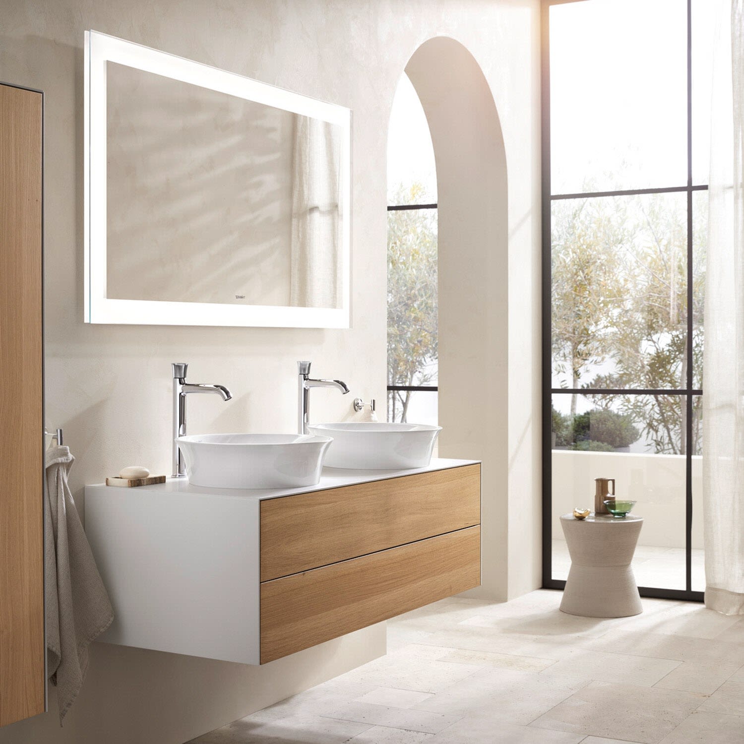 Duravit White Tulip Einhebel-Waschtischmischer XL ohne Ablaufgarnitur