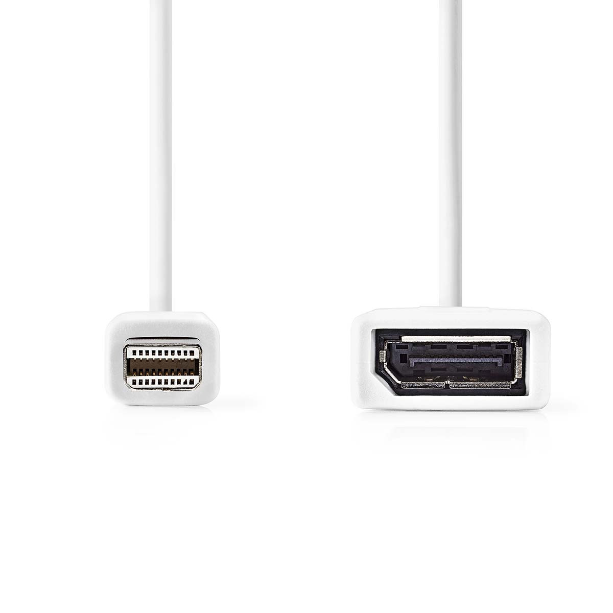 Nedis CCGB37450WT02 Mini DisplayPort naar DisplayPort kabel, 0,2 m, 4K resolutie
