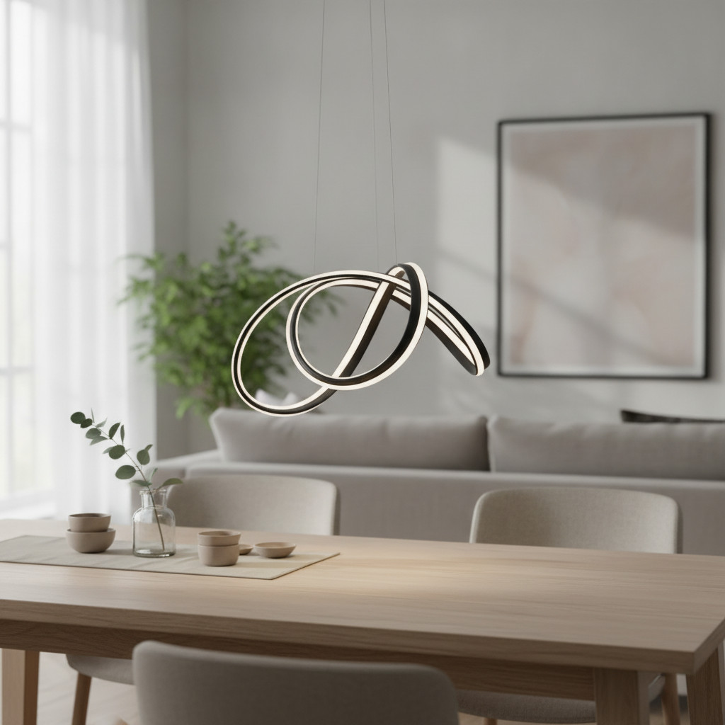Lyora Design hanglamp Truno zwart aluminium