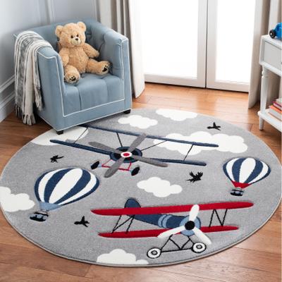 SAFAVIEH Carousel Kids Turi Airplane Rug