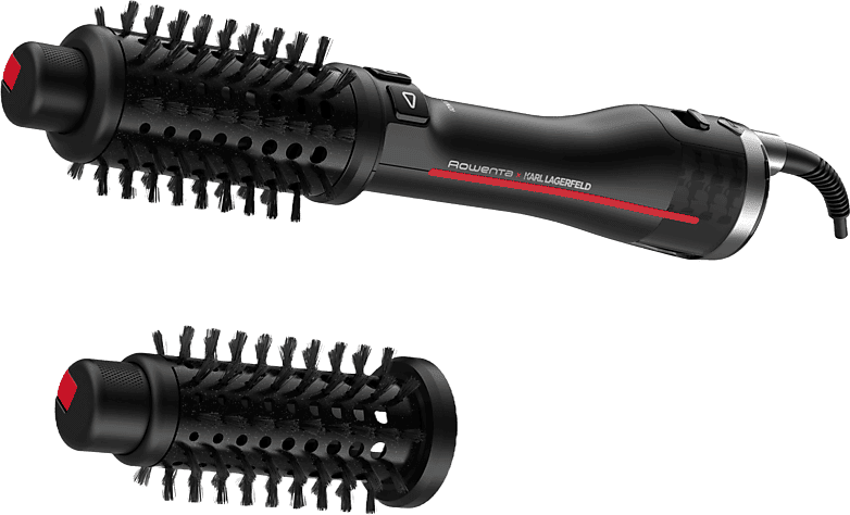 REACONDICIONADO Seminuevo Muy bueno Cepillo de aire caliente - Rowenta x Karl Lagerfeld CF961L K/Pro Stylist, 750 W, Pro Dual Motion, Keratin & Glow