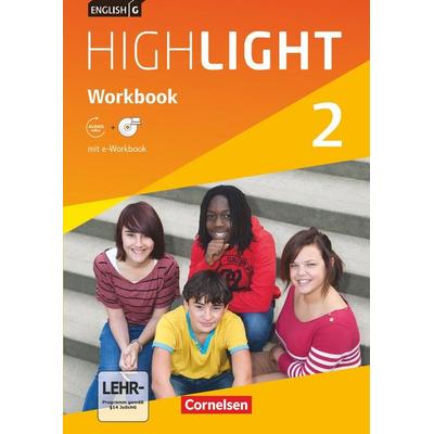 English G Highlight Band 2: 6. Schuljahr - Hauptschule - Workbook mit CD-ROM (e-Workbook) und Audios online., Taschenbuch von Gwen Berwick, Cornelsen