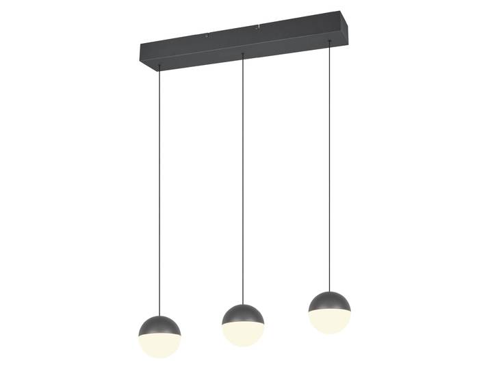 Luminaire Reality Suspension SENTA BHT 60 x 150 x 10 cm gris