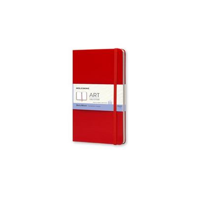 Moleskine Skizzenbuch, L/A5, 165g-Papier, Hard Cover, Rot