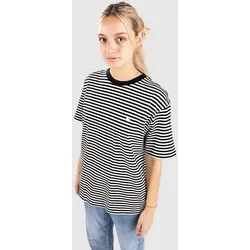 Carhartt WIP Verner T-Shirt verner stripe /  black / wax Gr. XS
