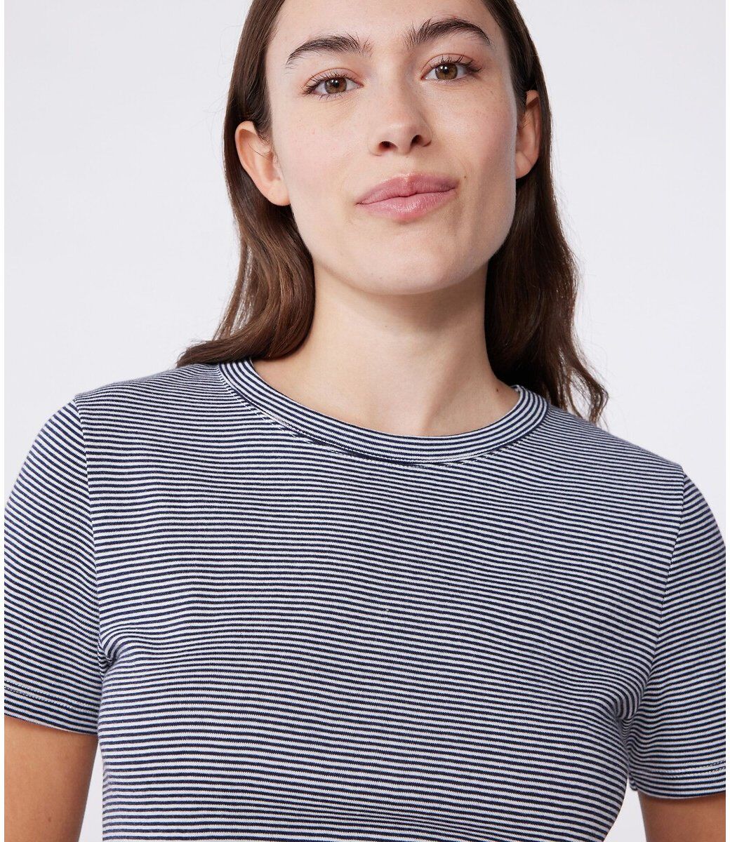 PETIT BATEAU T-shirt rayé L'Iconique manches courtes