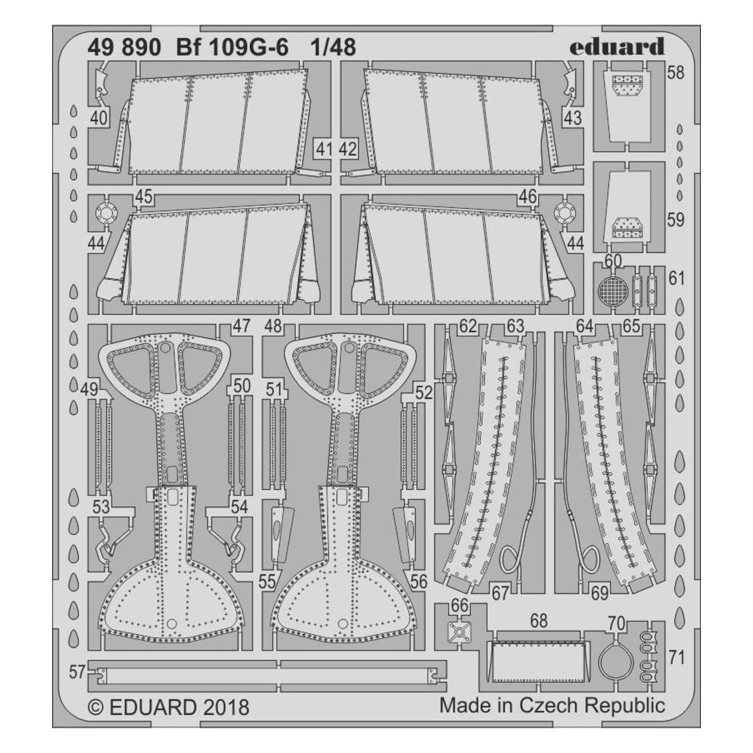 Eduard Bf 109G-6 for Tamiya (49890)