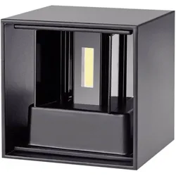 Mlight, Gartenbeleuchtung, LEDAussenwandleuchte Cube (500 lm, IP54)