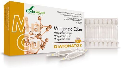 Soria Natural Diatonato 2 - Mn-Cu 28 viales