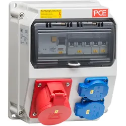 ABN SY16Z Steckdosenkombi Einbausatz 1xCEE 32A,2xSCHUKO für SL135A