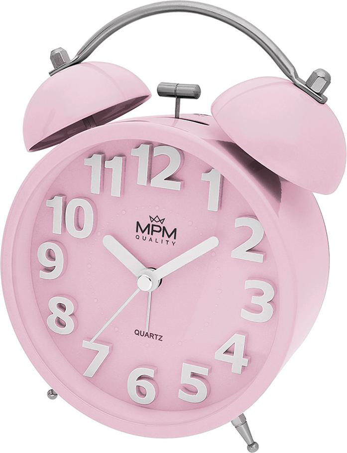 MPM Quality Wekker Happy Morning MPM C01.4056.23, roze