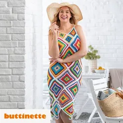 Häkelanleitung – Boho-Kleid aus Woll Butt Pearl
