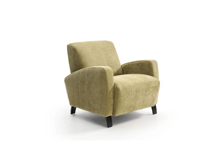 JUAN - Fauteuil cabriolet - Velours, Kaki