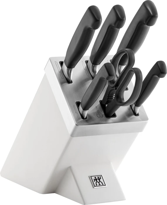 Zwilling Four Star Sharp Messerblock 7-tlg. weiß