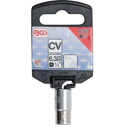 BGS Bit-Adapter mit Haltekugel Innenvierkant 6,3 mm (1/4") Innensechskant 6,3 mm (1/4") - 8213