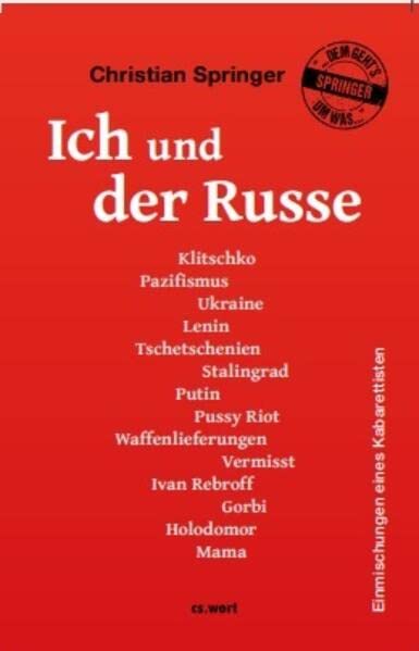 Christian Springer - Ich und der Russe - Preis vom 09.10.2026 07:28:09 h