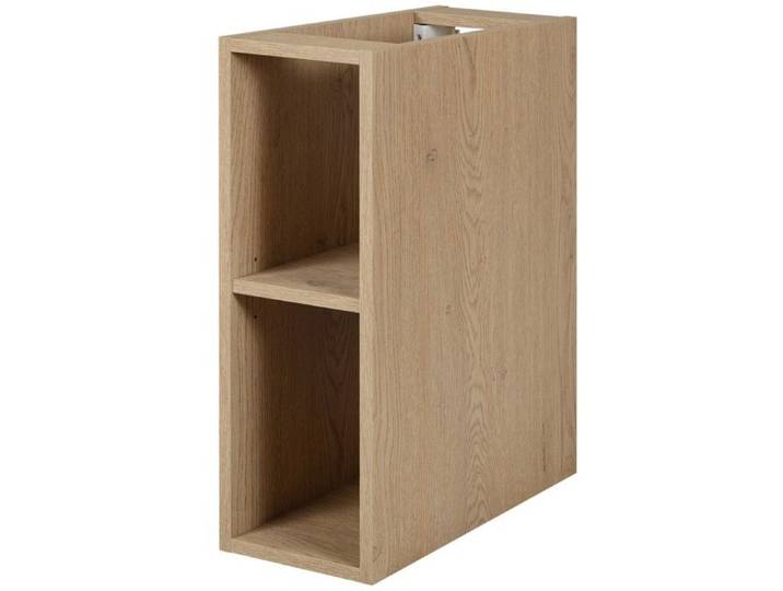 Extension de rangement de salle de bain suspendue SIMPLE chêne clair 20 cm
