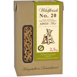 Bubeck Nr. 20 Adult Mini Wildfleisch und Kartoffel Hundetrockenfutter 2,5 Kilogramm