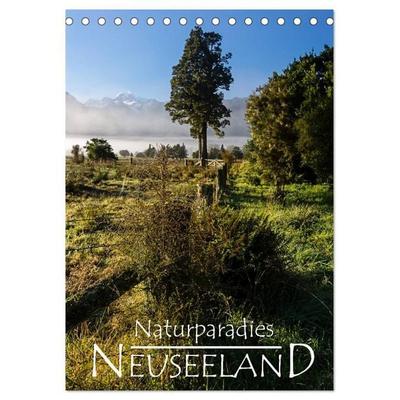 Naturparadies Neuseeland (Tischkalender 2027 DIN A5 hoch), CALVENDO Monatskalender