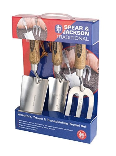 Spear & Jackson TRAD3PS traditionele roestvrijstalen 3-delige cadeauset