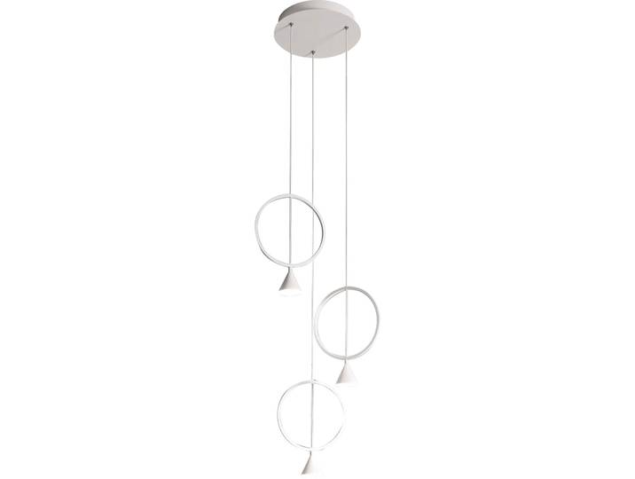 Pendellampe Vitor weiss Metall 2260 lm B 45 cm - LED - Lichtfarbe: Warmweiss - LED Energiesparlampen