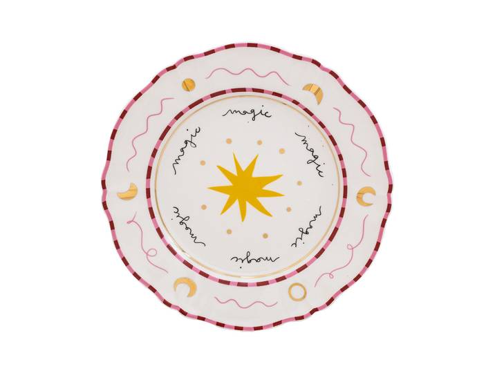 Bitossi Home - Assiette Pangea - Rouge - Porcelaine - Designer Pangea