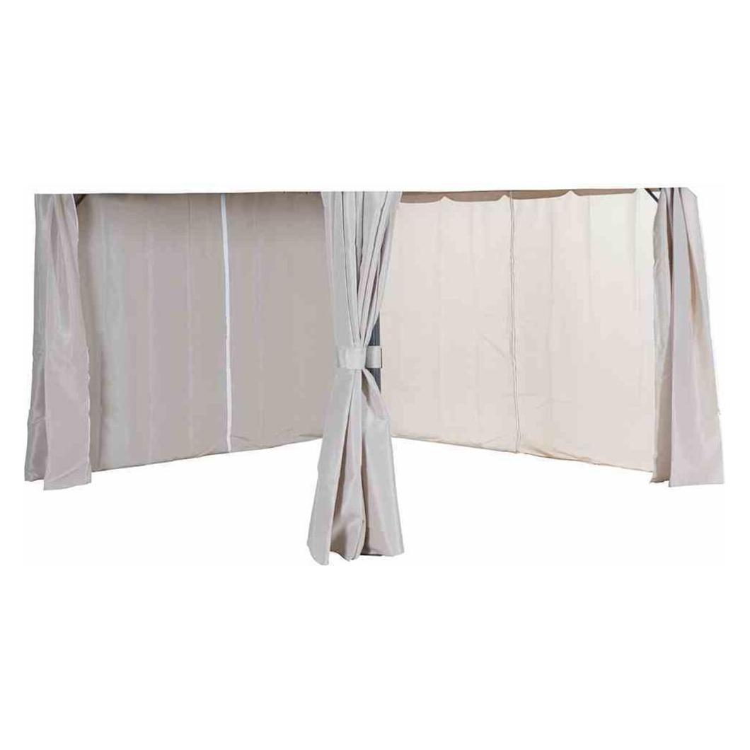 Siena Garden Seitenteil zu Pavillon Dubai 3 x 3, in Design Natur Polyester 190 g/m², 4 Stück (300 cm, 55.50 cm) (HG88ERZ11491)