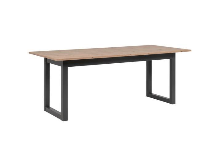 Esstisch ausziehbar Denver 200-240x90cm Anthrazit/Eiche