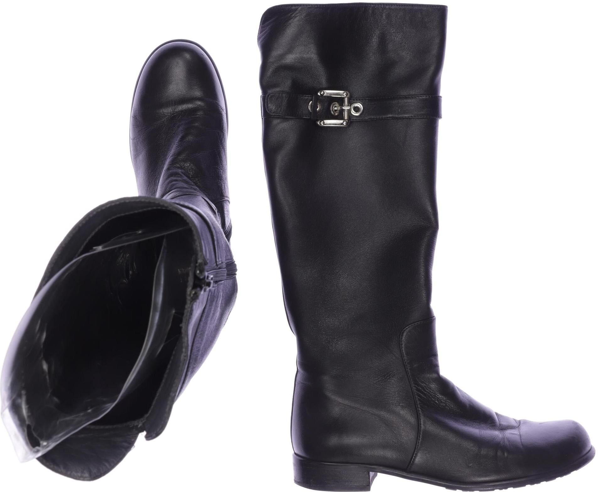 Stuart Weitzman Damen Stiefel, Schwarz, Gr. EU 37, kein / Etikett - Second Hand