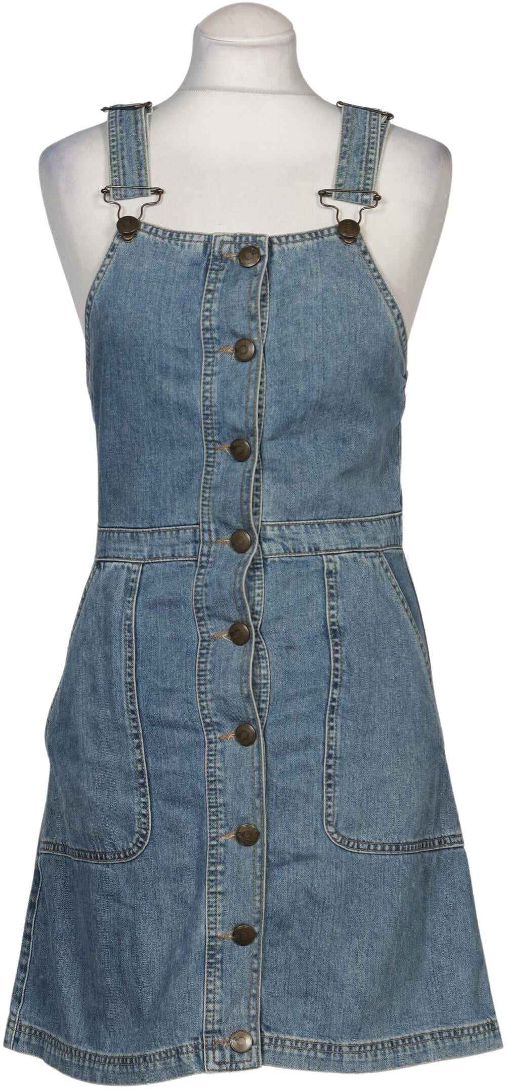 Urban Outfitters Damen Kleid, Blau, Gr. S, Baumwolle - Second Hand