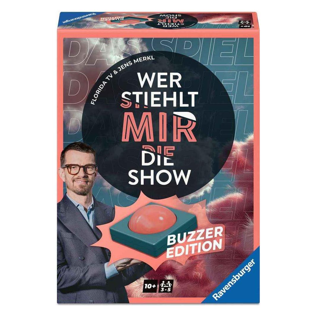 Ravensburger Wer stiehlt mir die Show - Das Spiel - Gesellschaftsspiel & Brettspiel ab 10 Jahre (Deutsch, 3 - 5 Spieler) (25177)