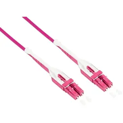 Alcasa LW-U815LC4 InfiniBand/Glasfaserkabel 15 m LC Violett