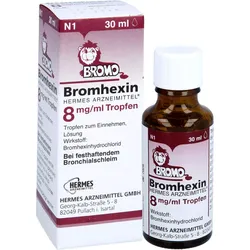 Bromhexin Hermes Arzneimittel 8mg/ml Tropfen 30 ML