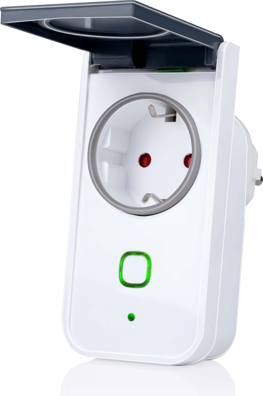 Alpina Design Slimme stekker voor buiten, WiFi, 3680W met energieverbruiksmeter