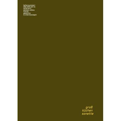 großküchensonette/, Taschenbuch von Semjon Volkov, Tredition, 978-3-7345-5663-0