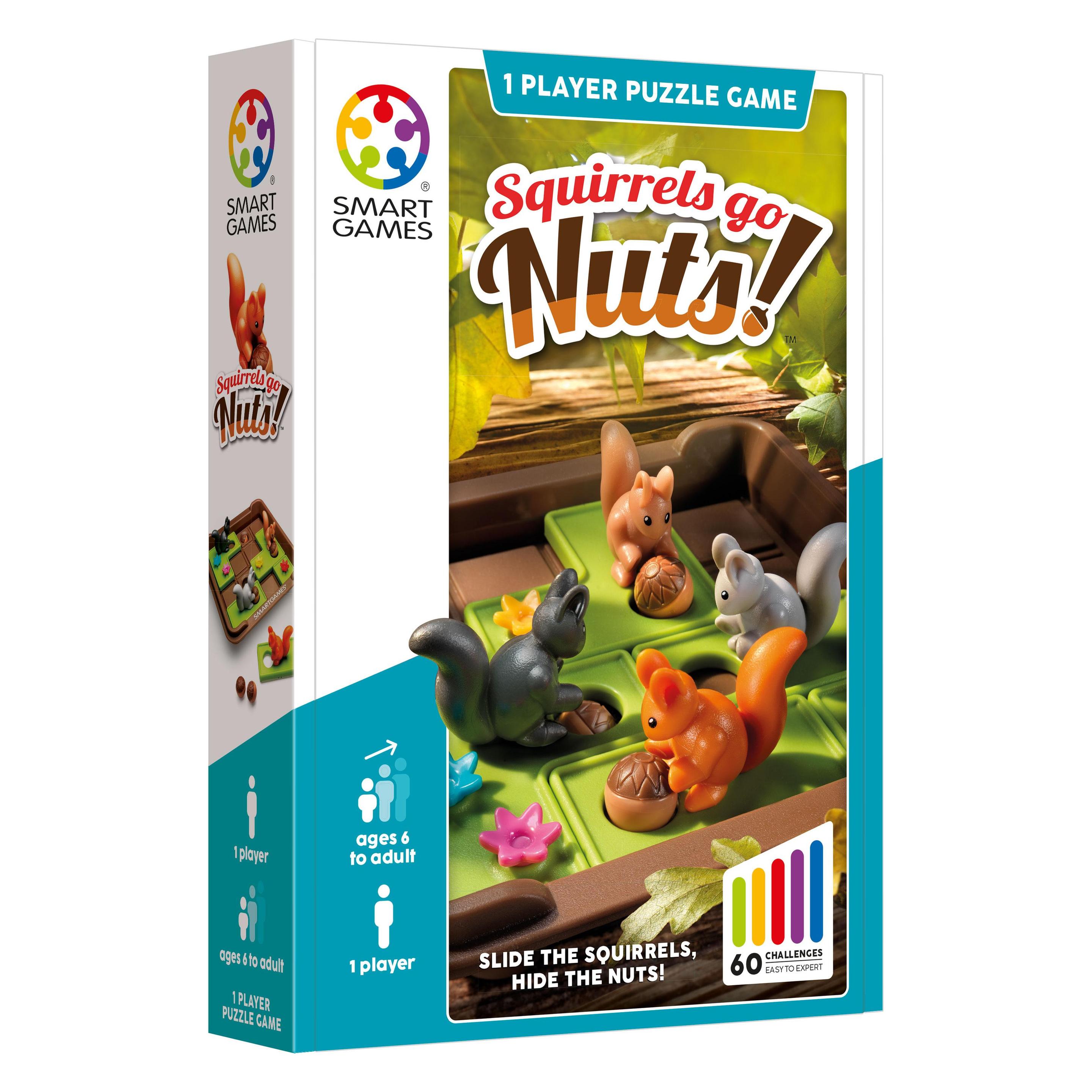 Smart Games Squirrels Go Nuts (Deutsch, Englisch, Französisch, Italienisch, 1 Spieler) (SG 425)