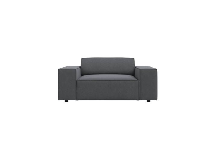 Design Sessel „Jodie“ Strukturstoff Dunkelgrau Chosen by Bloomingloft
