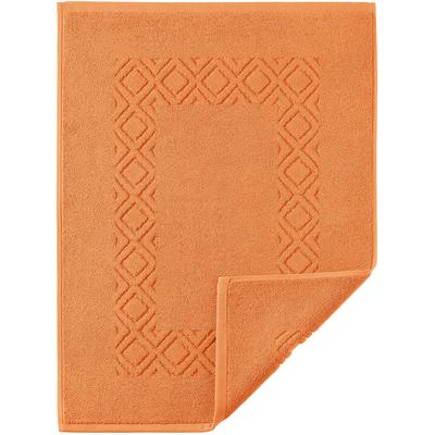 Badematte EGERIA "Denver" Gr. 2, orange, H:8mm, Baumwolle, Badematten, Badematte