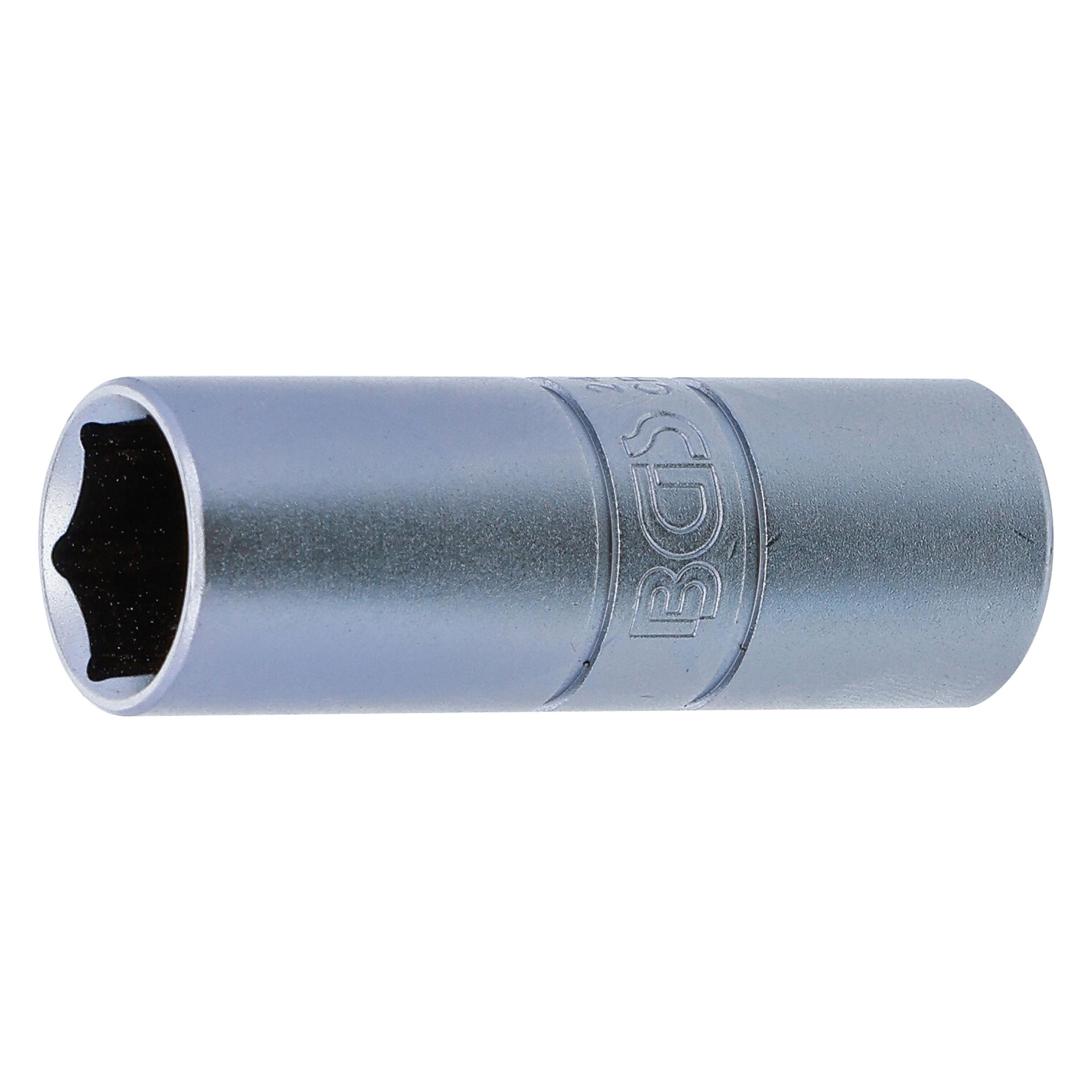 BGS Zündkerzen-Einsatz Sechskant | Antrieb Innenvierkant 12,5 mm (1/2") | SW 16 mm (2472)