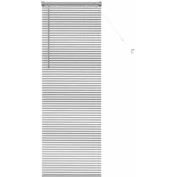 vidaXL Venezianische Jalousien Silber 175 x 65 cm Aluminium