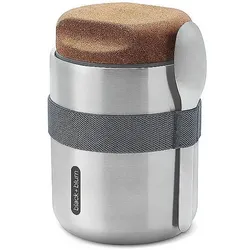 Black + Blum Lunch-Thermobecher, Lunchbox, Silber