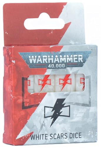 Games Workshop Warhammer 40.000 Witte littekens dobbelstenen set
