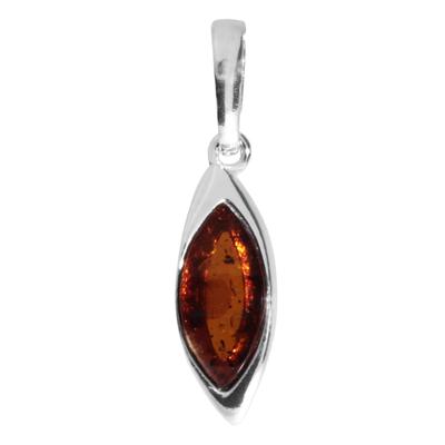 Kettenanhänger OSTSEE-SCHMUCK "Ostsee-Schmuck Anhänger Tonje Anhänger Tonje", weiß, Schmuckanhänger, Damen, 28 x 7mm, Silber 925 (Sterlingsilber), 1,6 g, Kettenanhänger