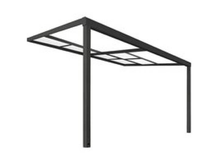 HOME DELUXE Pergola de terrasse SOLIS DELUXE, différentes tailles (390 x 295 cm, gris)